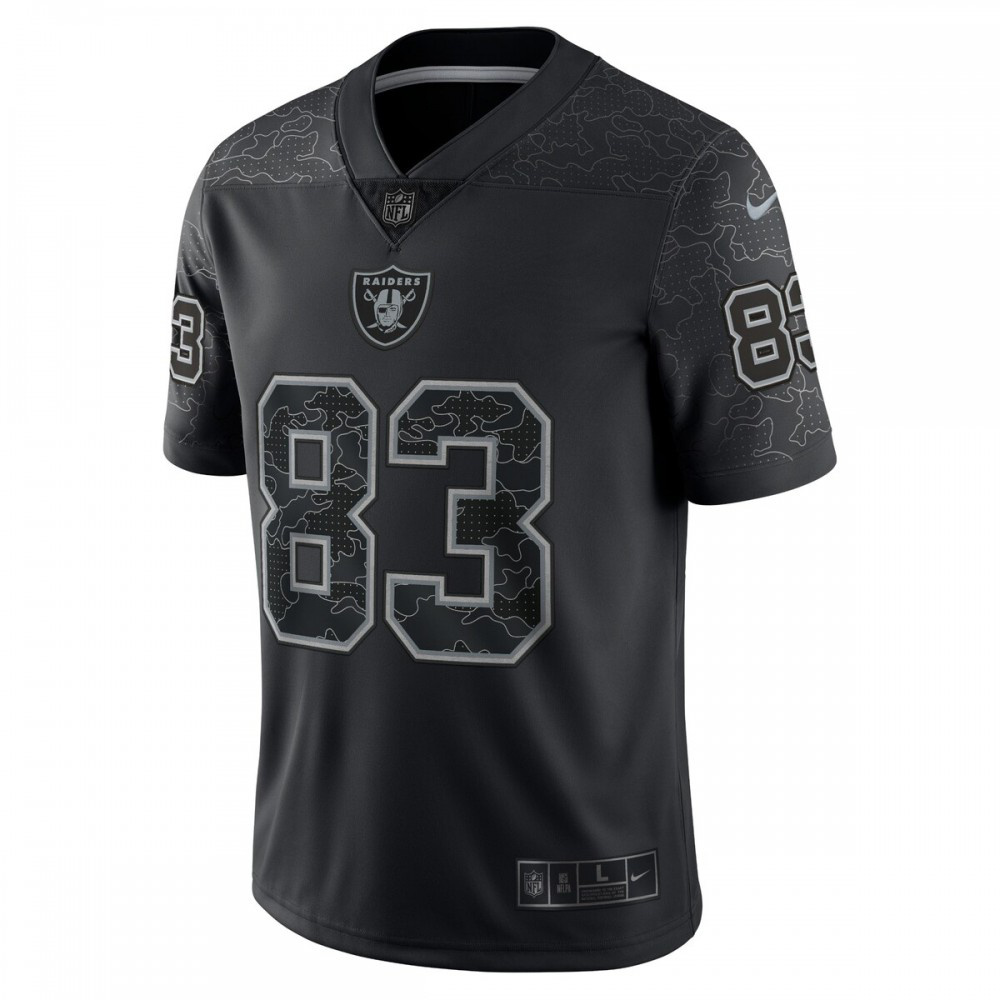 Darren Waller Las Vegas Raiders Nike RFLCTV Limited Jersey - Black-GridironStore
